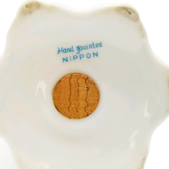 Antique Hand Painted Nippon Salt & Pepper Floral - Picture 7 of 7